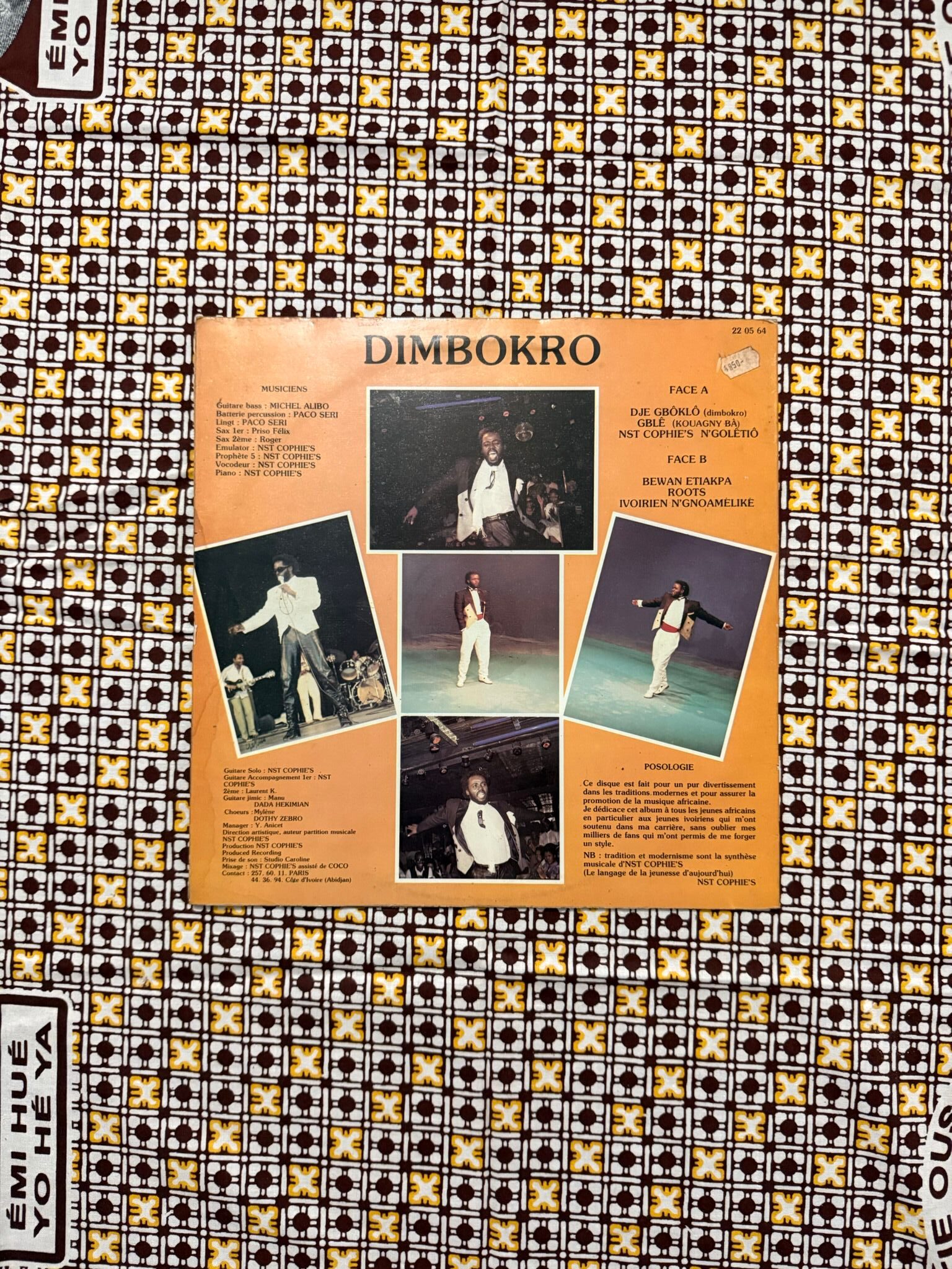 NST Cophies — Ndolo N°3 – Dimbokro, 1984 (Côte d’Ivoire) – Image 2